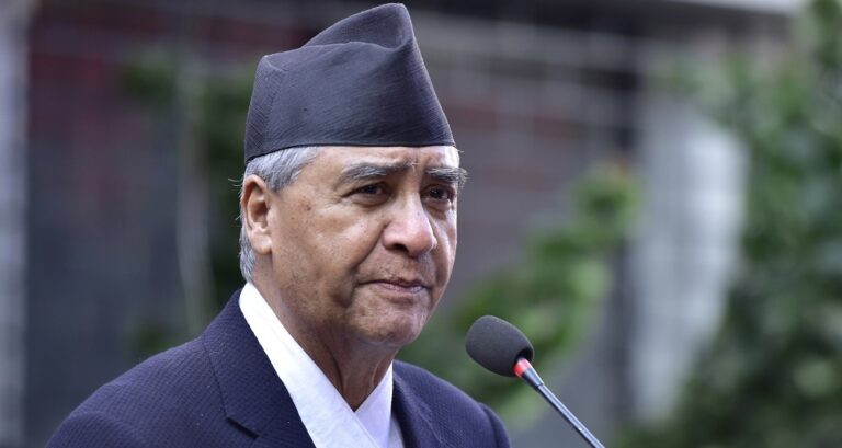 Congress President Deuba