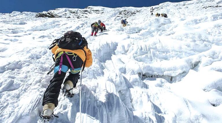 Climb mountain