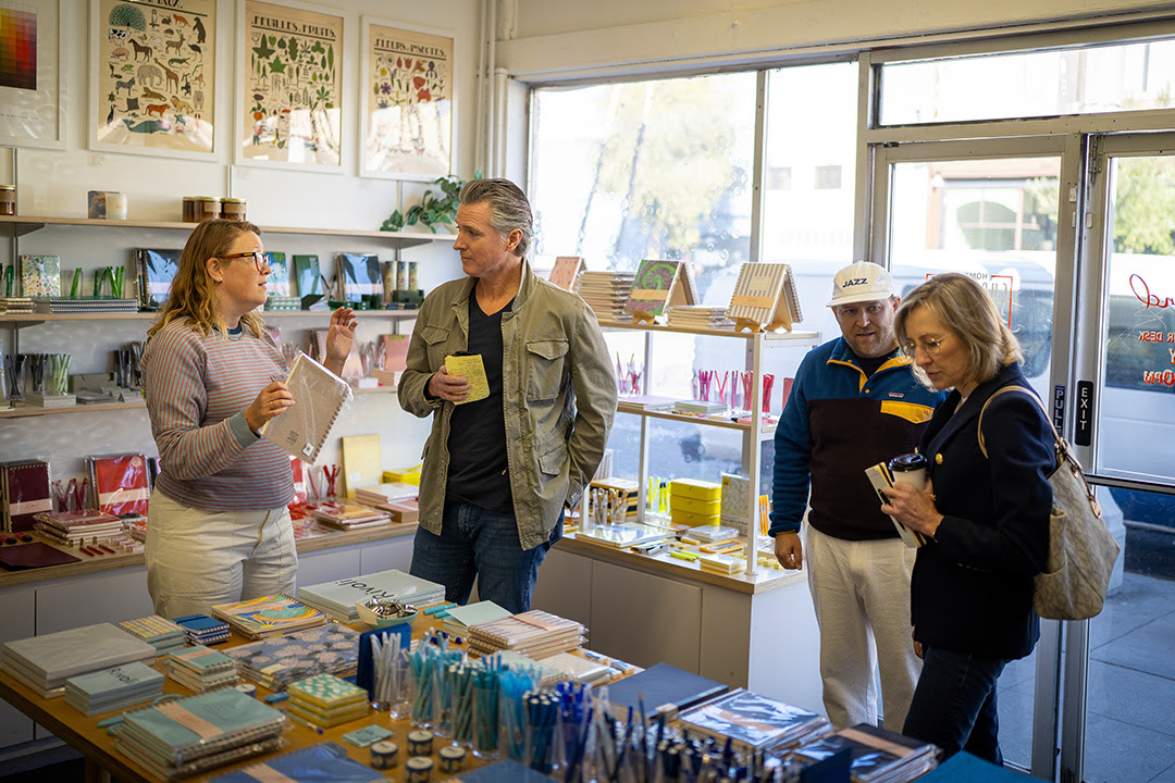 Governor Newsom celebrates Small Business Saturday, encouraging residents to support their community by shopping local
