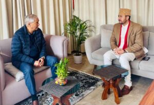 Minister with Deuba