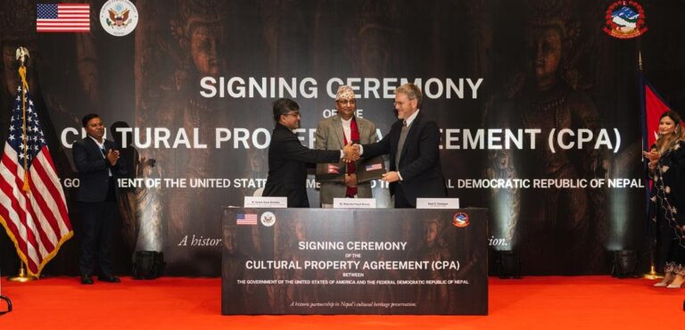 US Nepal sign