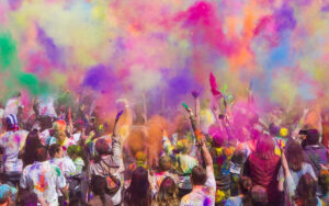 Holi celebration