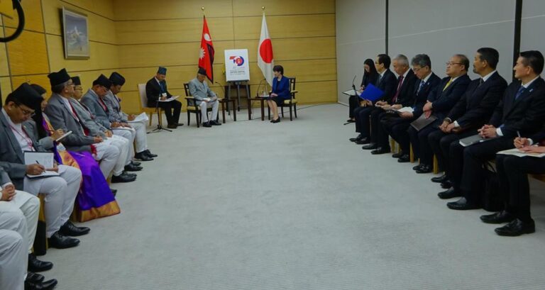 President Paudel in Japan