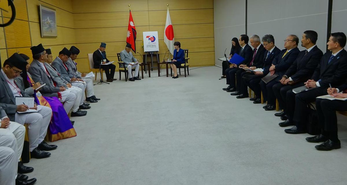 President Paudel in Japan