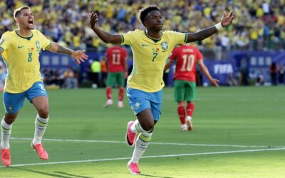 Brazil rallies for 1-1 draw against Morocco in its World Cup opener behind Vinícius Júnior’s goal