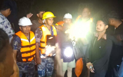 Seven people safely rescued from Timai River flood in Jhapa
