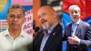 Xavier Becerra, Tom Steyer, Steve Hilton