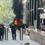 Ex-soldier started a fire