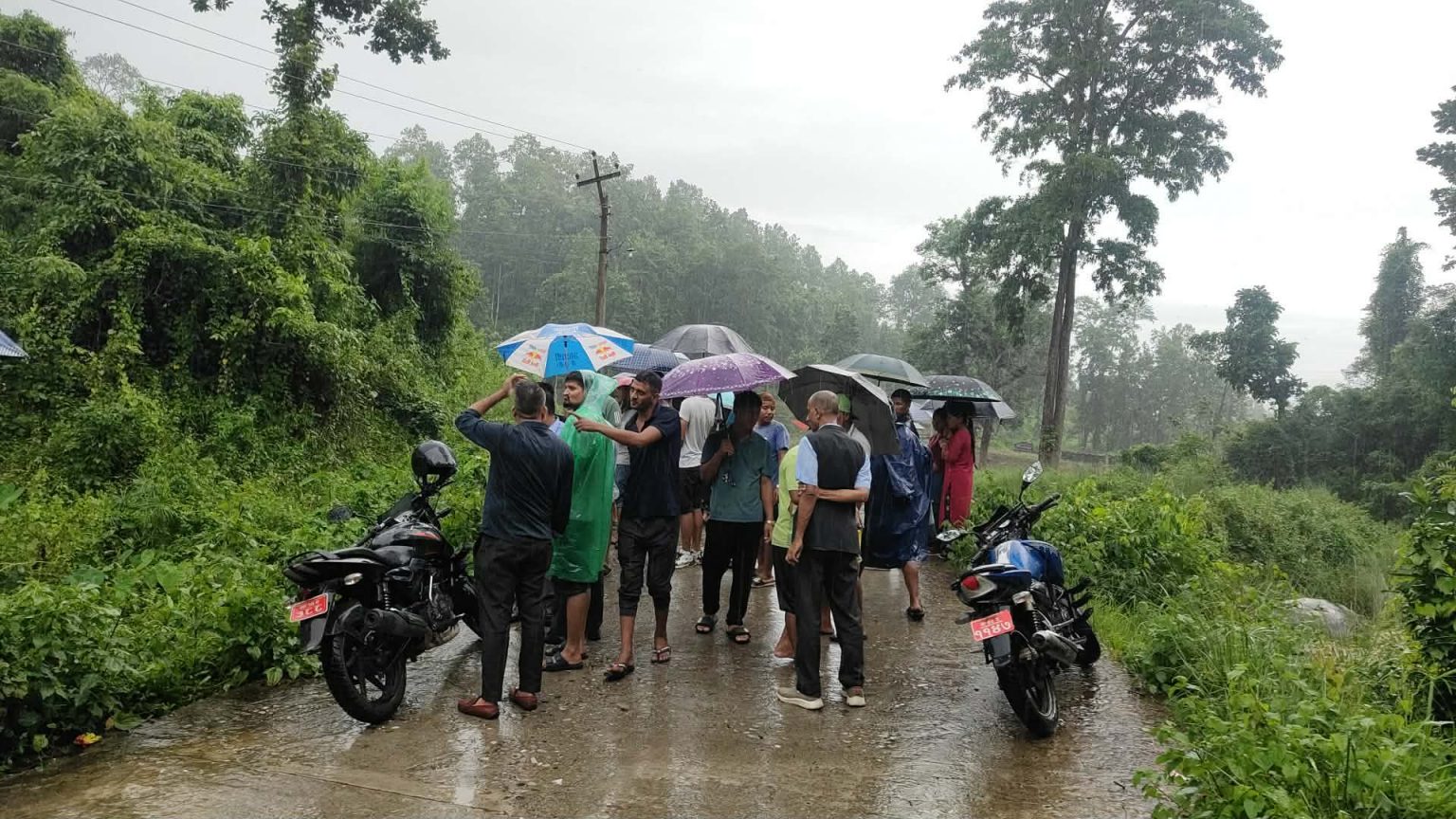 Basudev river floods