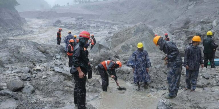 Bhotekoshi Flood, Death body