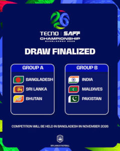 SAFF Draw