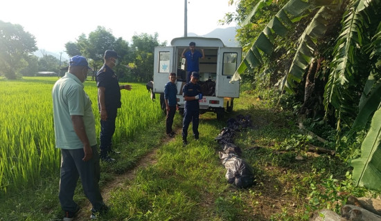 Tanahu Bhoteskhi Death body